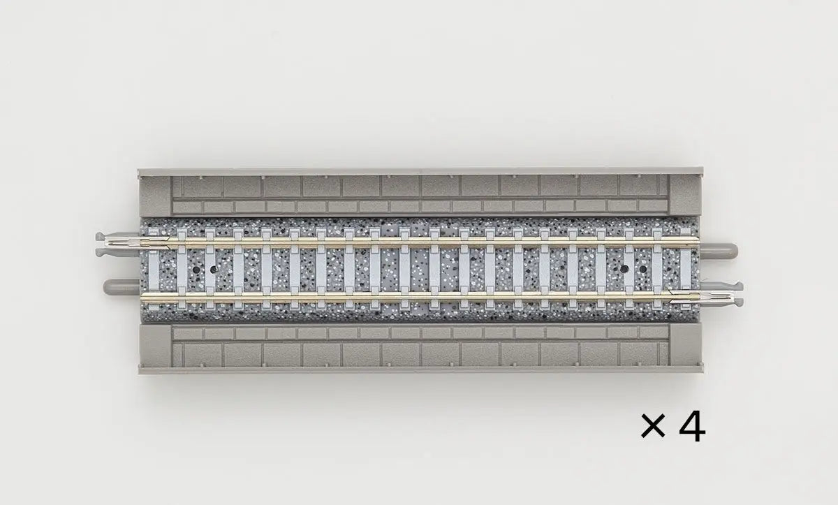 Tomix N Overhead Viaduct Straight Track 3-7/8" 99mm (4) Tomix