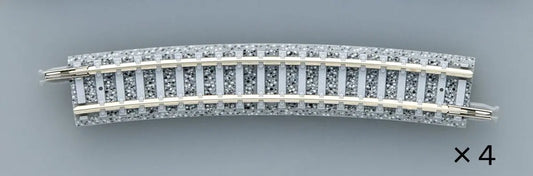 Tomix N Curve PC Track 15-3/8" 391mm Radius, 15° (4) Tomix