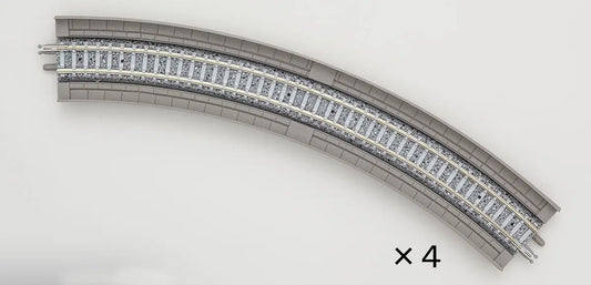 Tomix N Overhead Viaduct Curve Track 11" Radius, 45Â°(4) Tomix