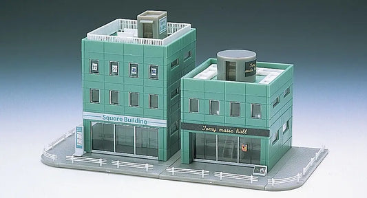 Tomix N Square Building (Green) Tomix