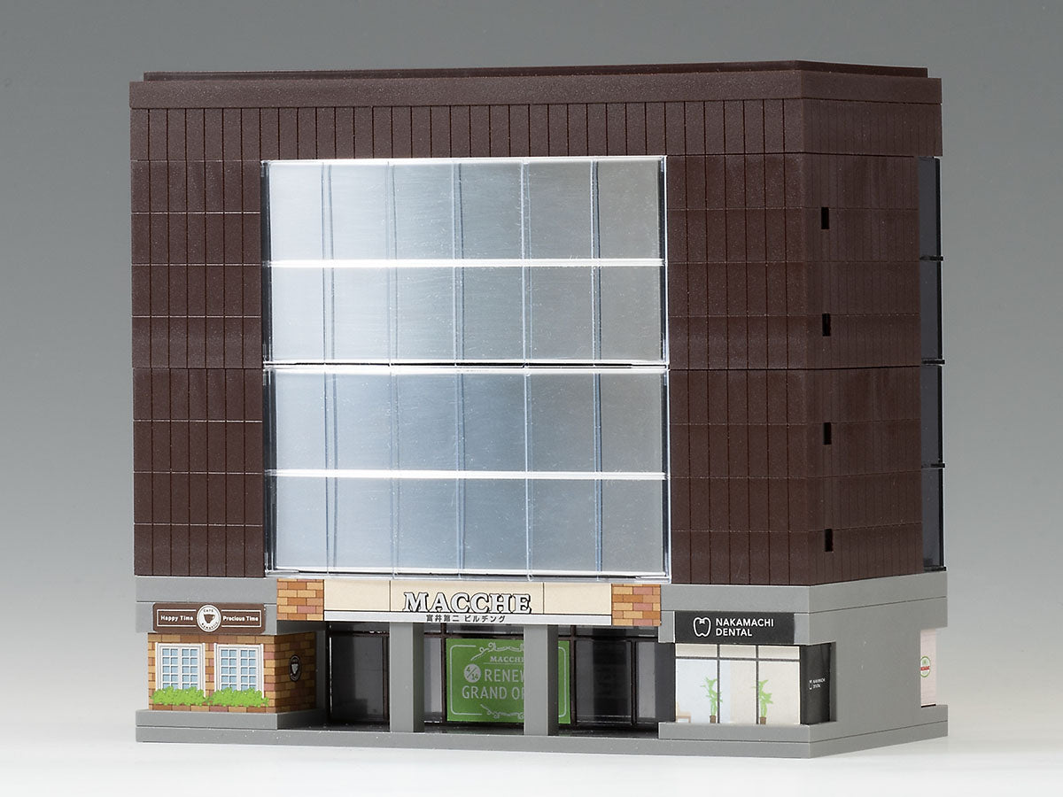 Tomix N Multi buildings round window 5 floors Tomix