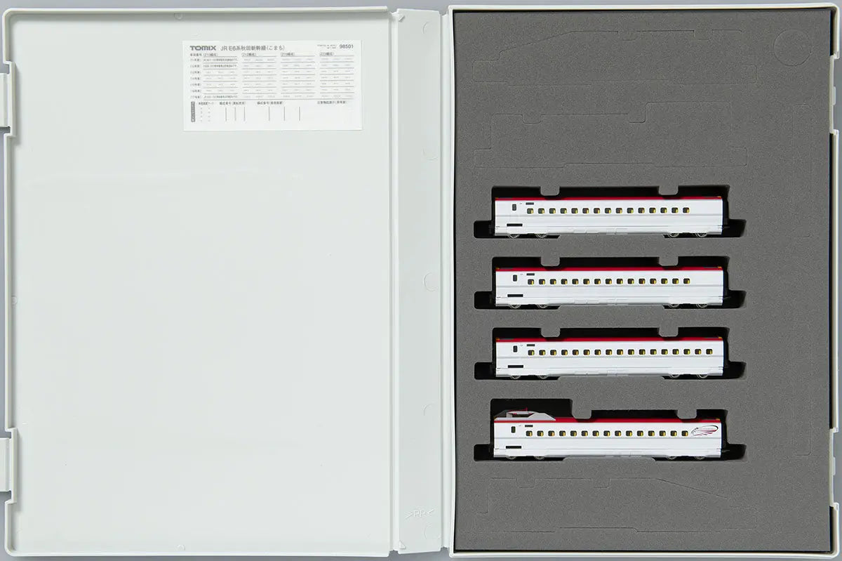 Tomix 98501 JR Series E6 Akita Shinkansen (Komachi) 4 Cars Add-on Set (N scale) Tomix