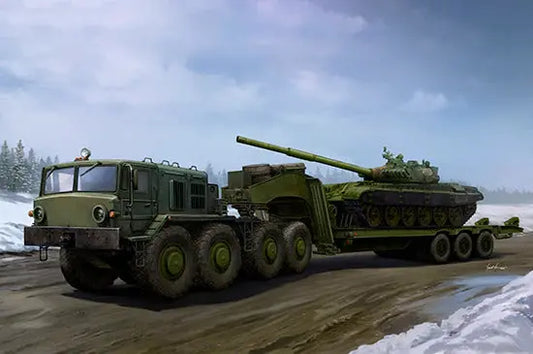 Trumpeter 1/35 MAZ-537G Late Production type with ChMZAP-9990 semi-trailer Plastic Model Kit - Franklin Hobbies Ltd