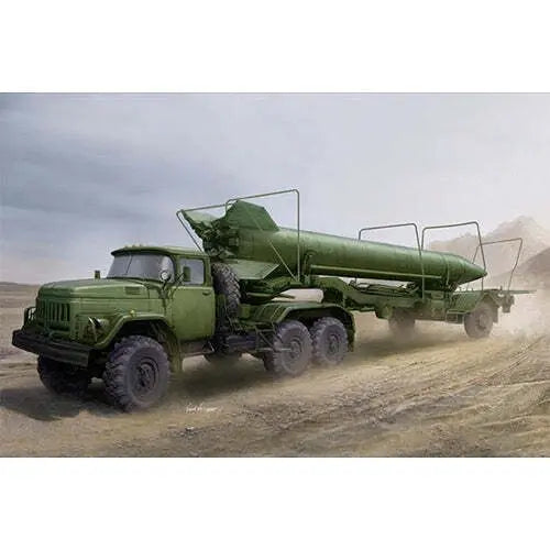 Trumpeter 1/35 Soviet Zil-131V tow 2T3M1 Trailer with 8K14 Missile Plastic Model Kit - Franklin Hobbies Ltd