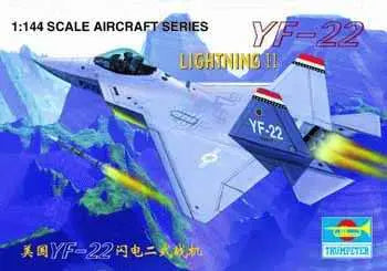 Trumpeter 1/144 U.S.YF-22 Lightning II - Franklin Hobbies Ltd