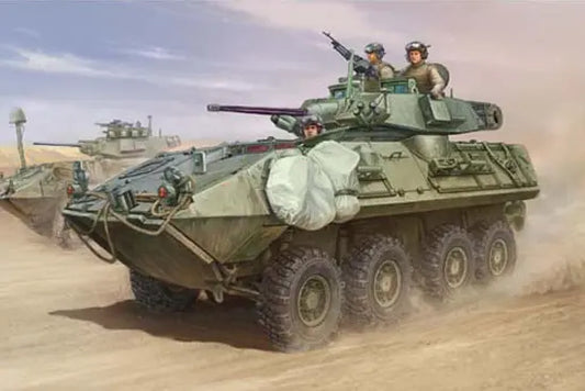 Trumpeter 1/35 LAV-A2 8X8 wheeled armoured vehicle - Franklin Hobbies Ltd