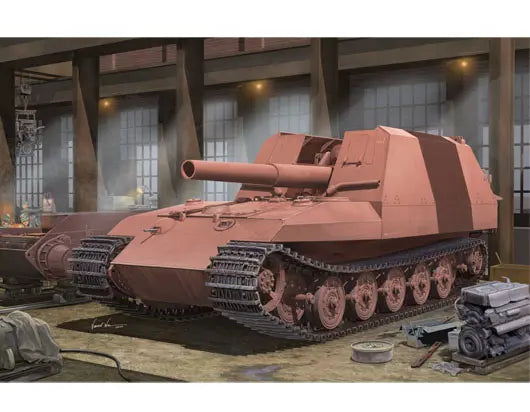 Trumpeter 1/35 Geschutzwagen Tiger Grille21/210mm Mortar 18/1 L/31 - Franklin Hobbies Ltd