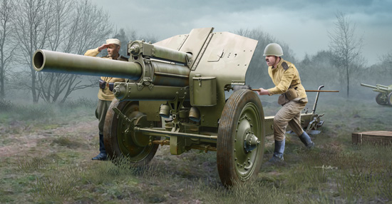 Trumpeter 1/35 Soviet 122mm Howitzer 1938 M-30Late Version - Franklin Hobbies Ltd
