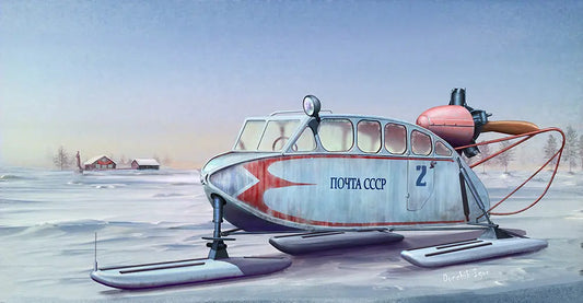 Trumpeter 1/35 Soviet NKL-6 Aerosan Plastic Model Kit - Franklin Hobbies Ltd
