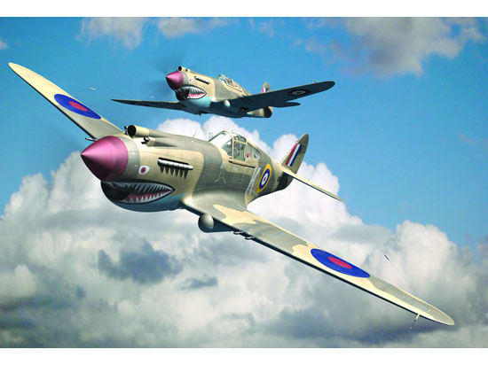 Trumpeter 1/48 Curtiss P-40B Warhawk Plastic Model Kit