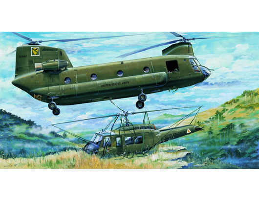 Trumpeter 1/35 Helicopter - CH-47A CHINOOK Plastic Model Kit