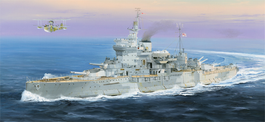 Trumpeter 1/350 Battleship HMS Warspite Plastic Model Kit