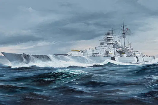 Trumpeter 1/350 German Bismarck Battleship Plastic Model Kit [05358] - Franklin Hobbies Ltd