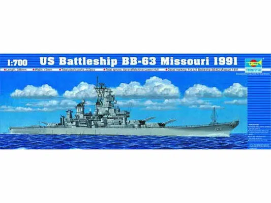 Trumpeter 1/700 U.S. Battleship BB-63 Missouri 1991 - Franklin Hobbies Ltd