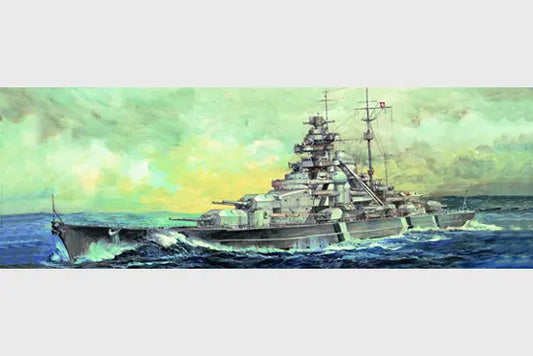Trumpeter 1/700 Germany Battleship Bismarck 1941 Plastic Model Kit - Franklin Hobbies Ltd