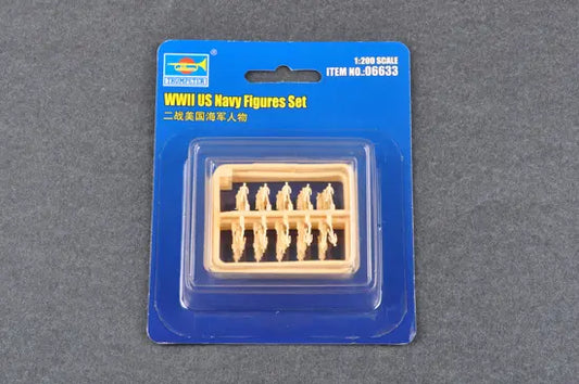 Trumpeter 1/200 WWII US Navy Figures Set Plastic Model Kit - Franklin Hobbies Ltd