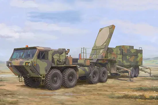 Trumpeter 1/72 MPQ-53 C-Band Tracking Radar Plastic Model Kit - Franklin Hobbies Ltd