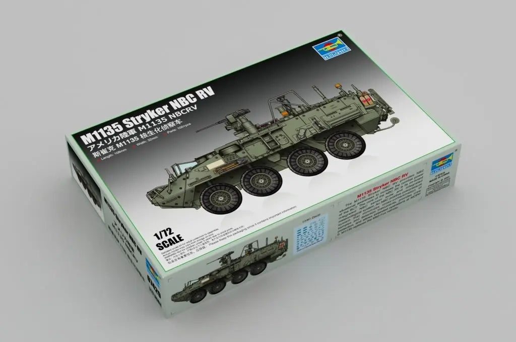 Trumpeter 1/72 US M1135 Stryker NBC RV Plastic Model Kit Trumpeter