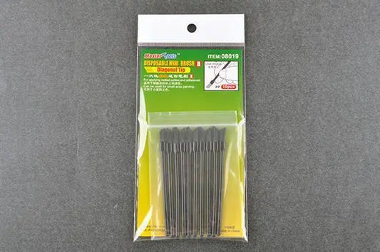 Trumpeter Disposable Mini Diagonal Brush x10 - Franklin Hobbies Ltd