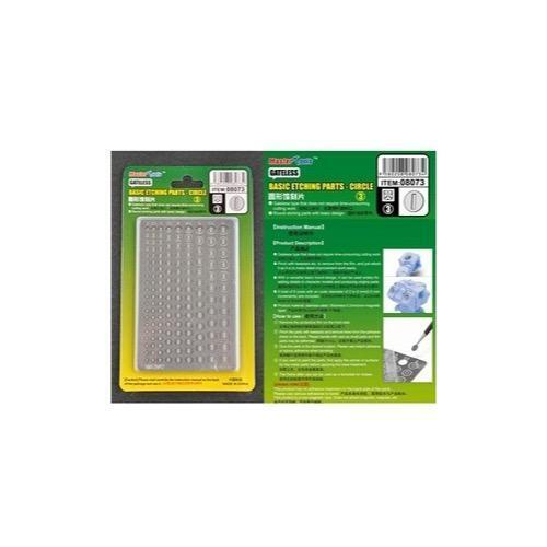 Trumpeter Basic Etching Parts-Circle-3 - Franklin Hobbies Ltd