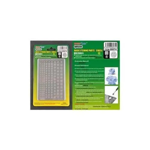 Trumpeter Basic Etching Parts-Circle-4 - Franklin Hobbies Ltd