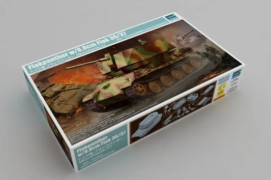 Trumpeter 1/35 Flakpanther w/8.8cm Flak 36/37 Plastic Model Kit - Franklin Hobbies Ltd