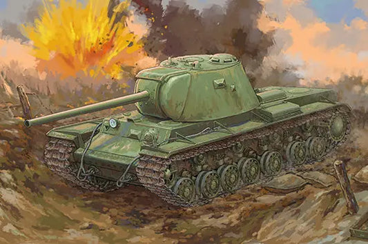 Trumpeter 1/35 Russian KV-3 Heavy Tank Plastic Model Kit - Franklin Hobbies Ltd