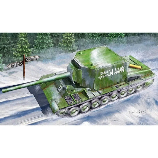 Trumpeter 1/35 Soviet Su-100U Tank Destroyer Plastic Model Kit Trumpeter