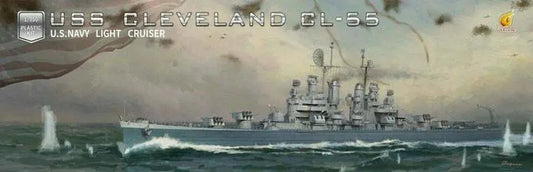 Very Fire 1/350 USS Cleveland Light Cruiser (Deluxe Edition) Plastic Model Kit Very Fire