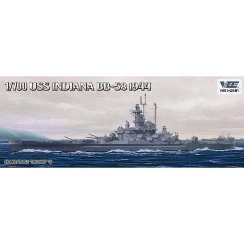 Vee Hobby 1/700 BB-58 Indiana Plastic Model Kit Vee Hobby