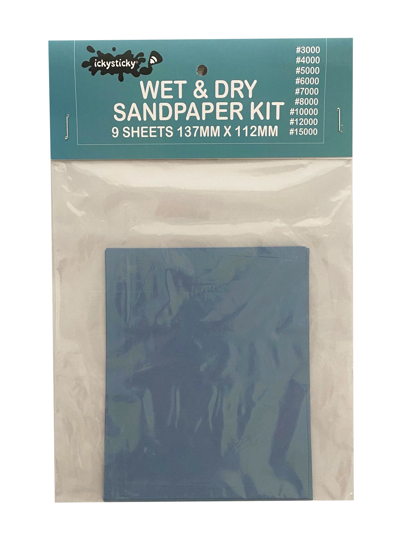 Ickysticky Wet & Dry Sandpaper Kit 9 Sheets