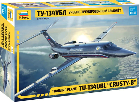Zvezda 1/144 Tupolew TU-134 UBL Training plane (NATO code Crusty-B) Plastic Model Kit