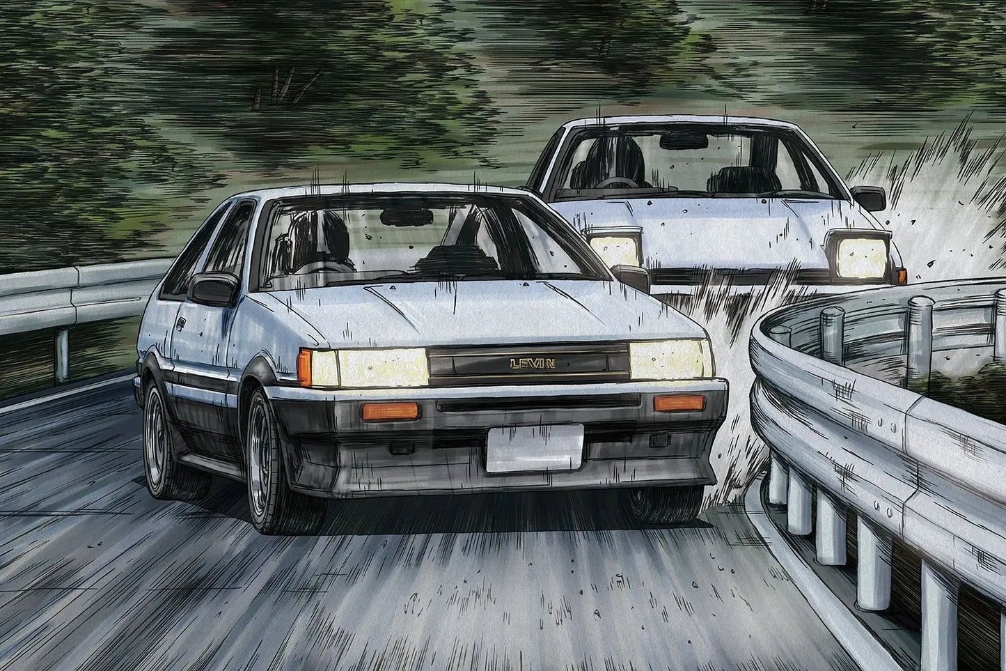 Aoshima 1:24 Wataru Akiyama AE86 Levin Aoshima