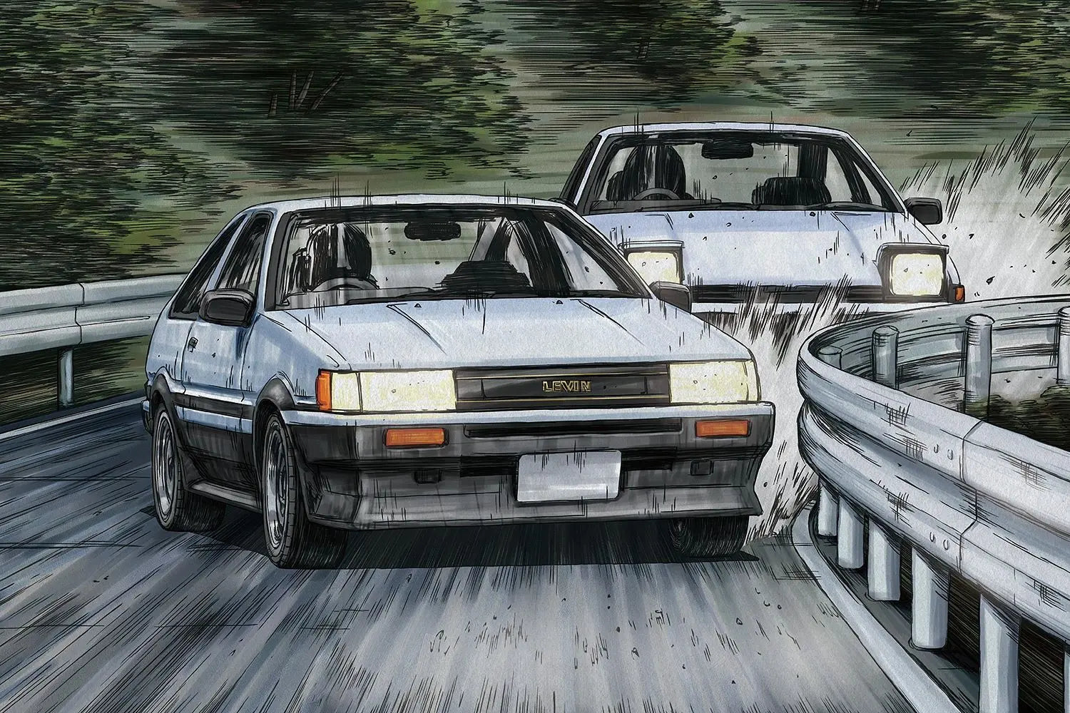 Aoshima 1:24 Wataru Akiyama AE86 Levin Aoshima