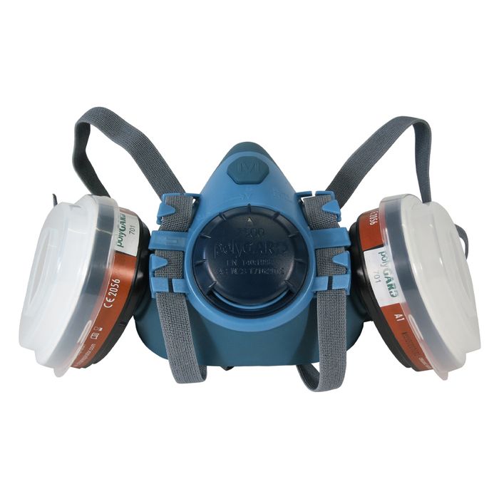 IWATA 2SPRAY Halfmask Painters Respirator Kit with replaceable dust filters