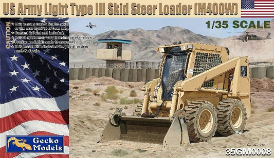 Gecko Model 1:35 US Army M400W Skid Steer Loader Type 3