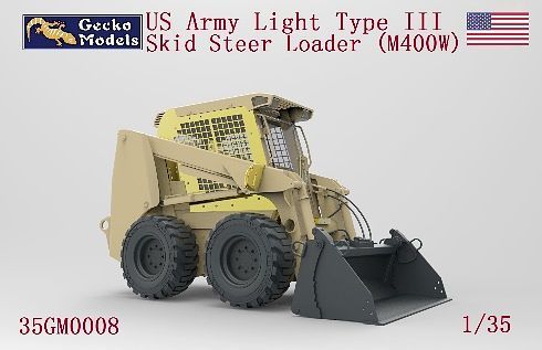 Gecko Model 1:35 US Army M400W Skid Steer Loader Type 3