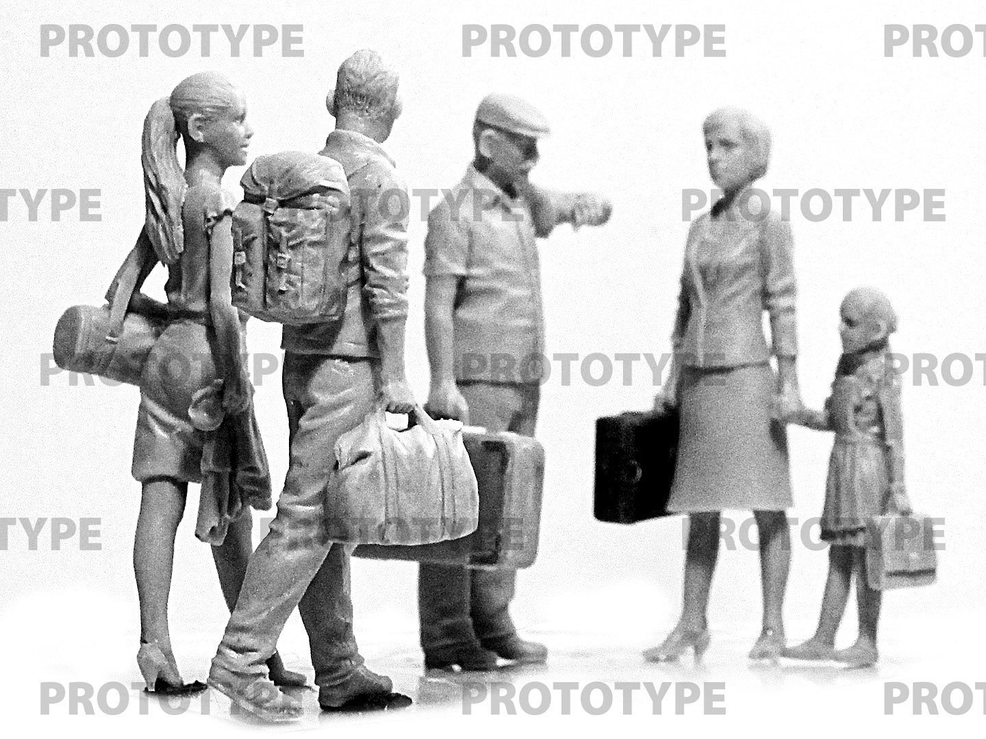 ICM 1:35 Chernobyl # 5 Evacuees Set