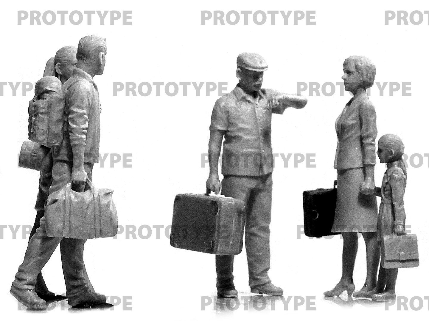 ICM 1:35 Chernobyl # 5 Evacuees Set