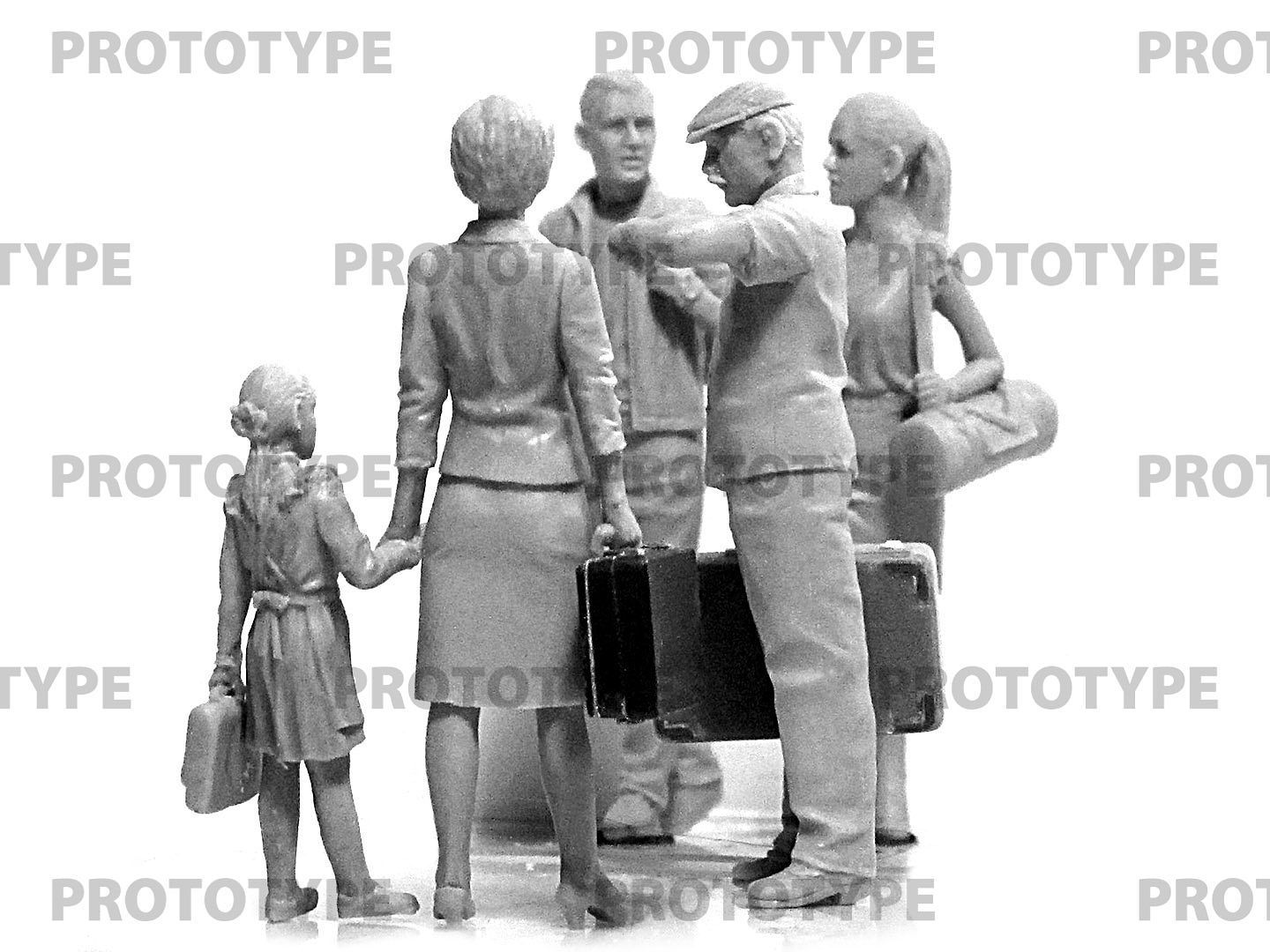 ICM 1:35 Chernobyl # 5 Evacuees Set