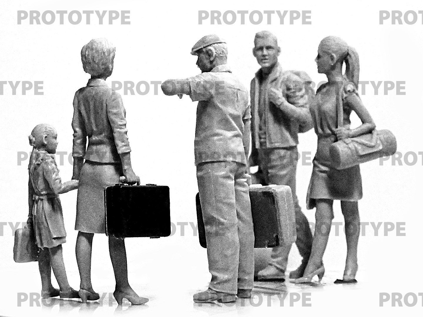ICM 1:35 Chernobyl # 5 Evacuees Set