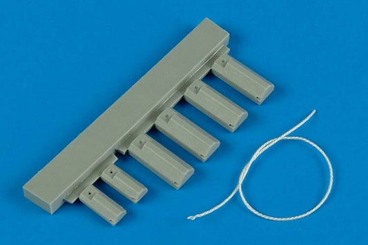 Wheelliant 1:48 U.S.A.F. wheel chock with nylon rope