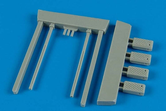 Wheelliant 1:48 U.S. Navy polyurethane wheel chock NWC-4/5 - early type