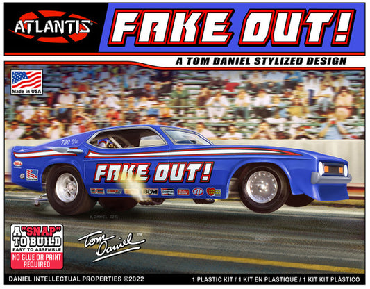 Atlantis 1/32 Snap Tom Daniel Fake Out Funny Car Plastic Model Kit