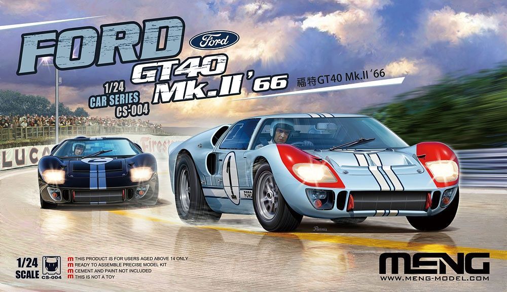 Meng 1:24 Ford GT40 Mk.II '66
