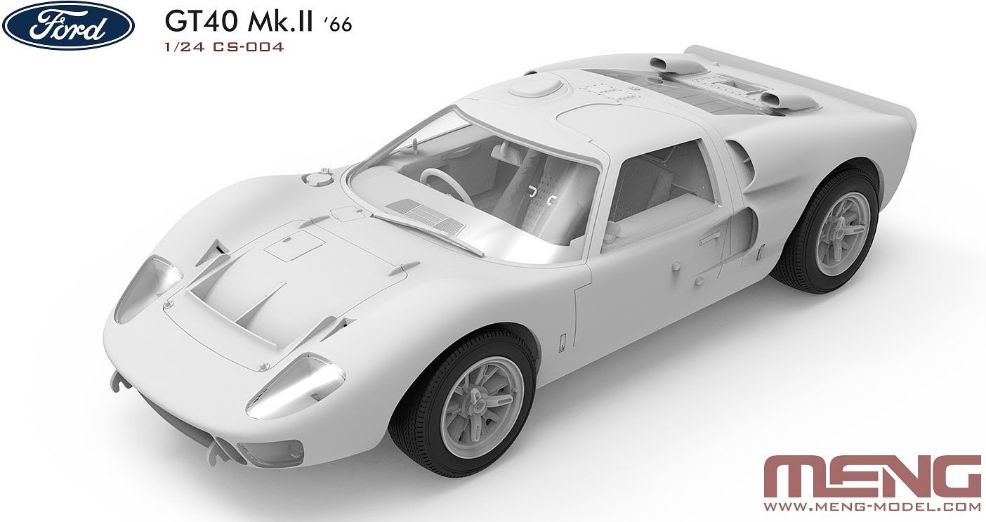 Meng 1:24 Ford GT40 Mk.II '66