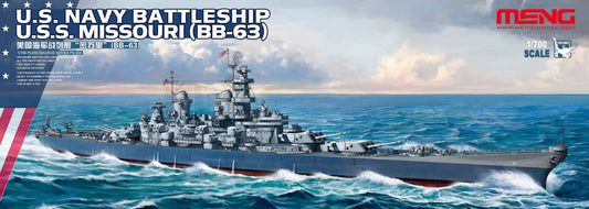 Meng 1/700 U.S. Navy Battleship U.S.S. Missouri (BB-63) Plastic Model Kit