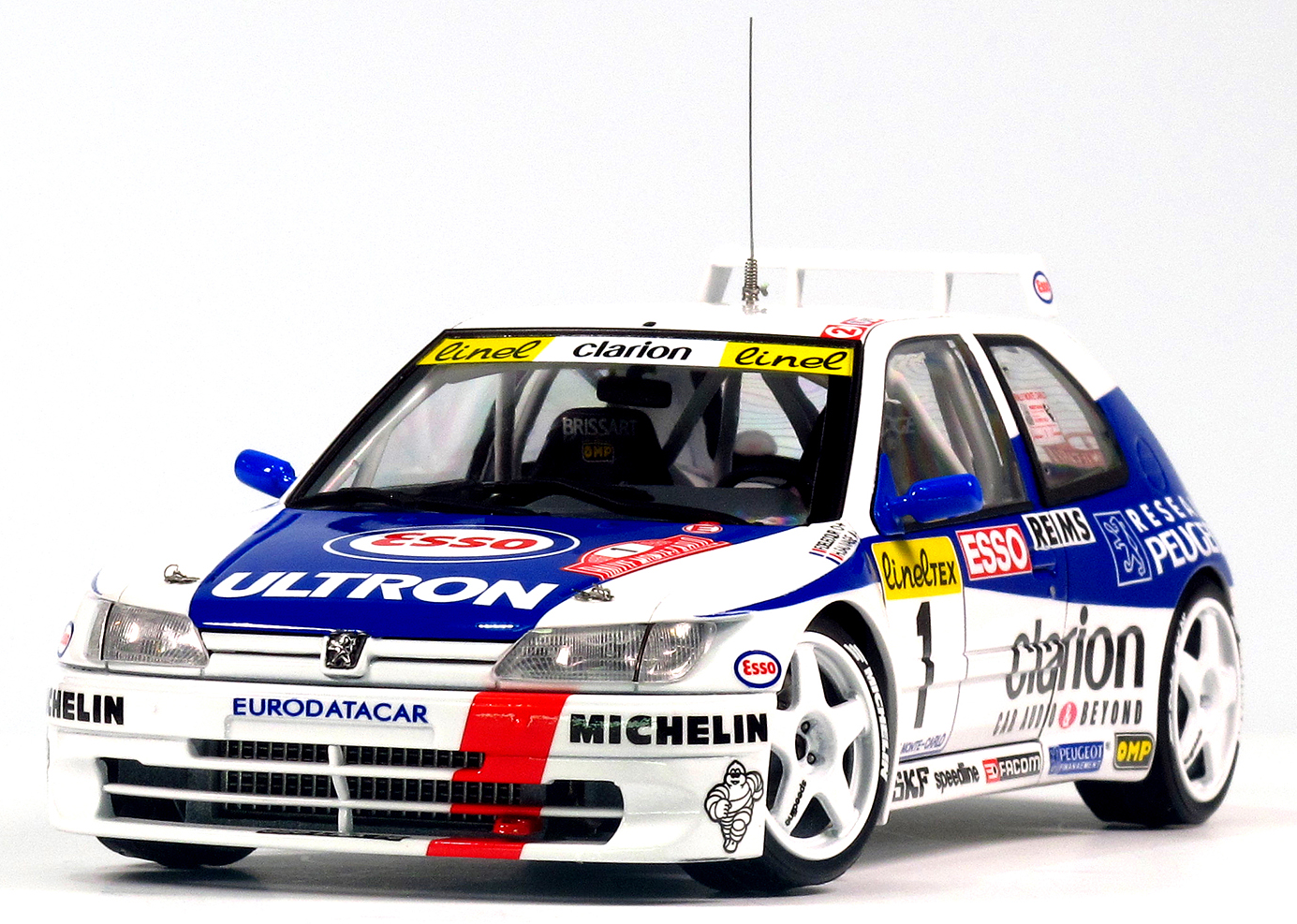 NuNu 1:24 Peugeot 306 Maxi 1996 Monte Carlo Rally