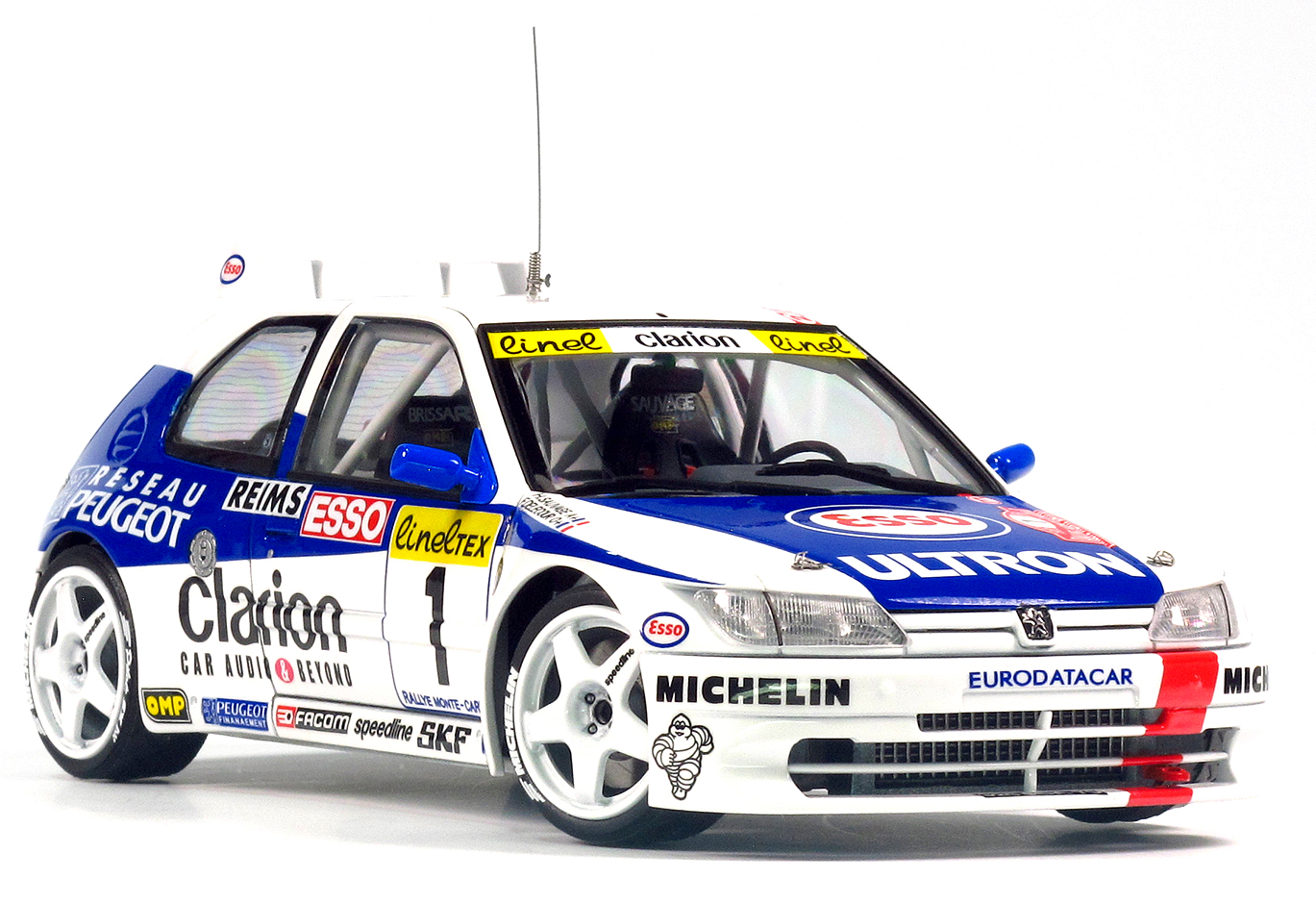 NuNu 1:24 Peugeot 306 Maxi 1996 Monte Carlo Rally