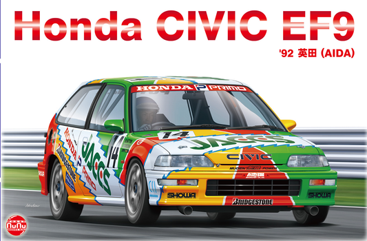 NuNu 1:24 Honda Civic EF9 1992 TI Circuit / AIDA Gr.A 300km Race